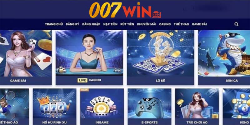 Nhà cái 007win | Sân chơi cá cược uy tín hàng đầu hiện nay